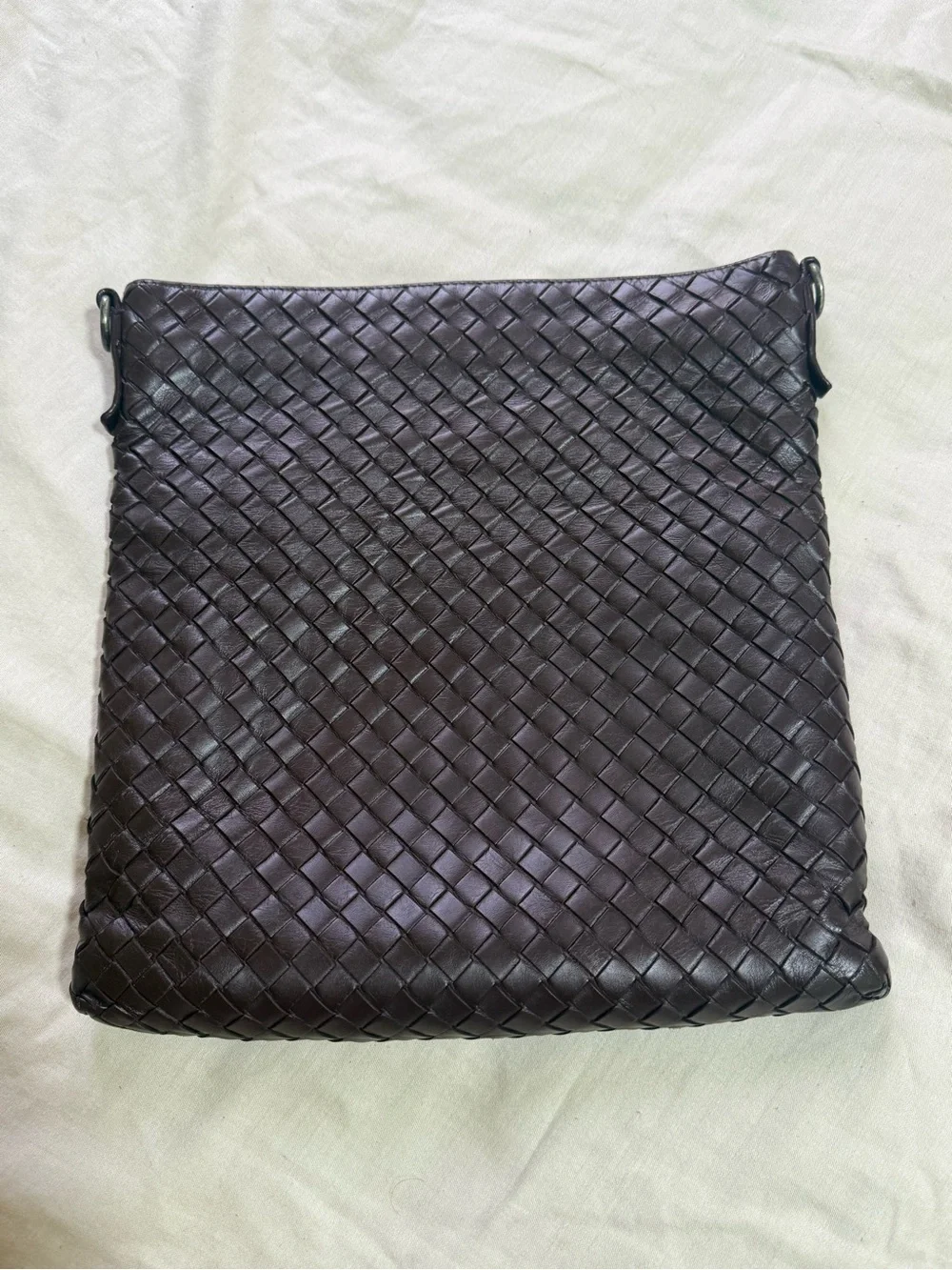 Bottega Veneta Men's Intrecciato Leather messenger Bag
